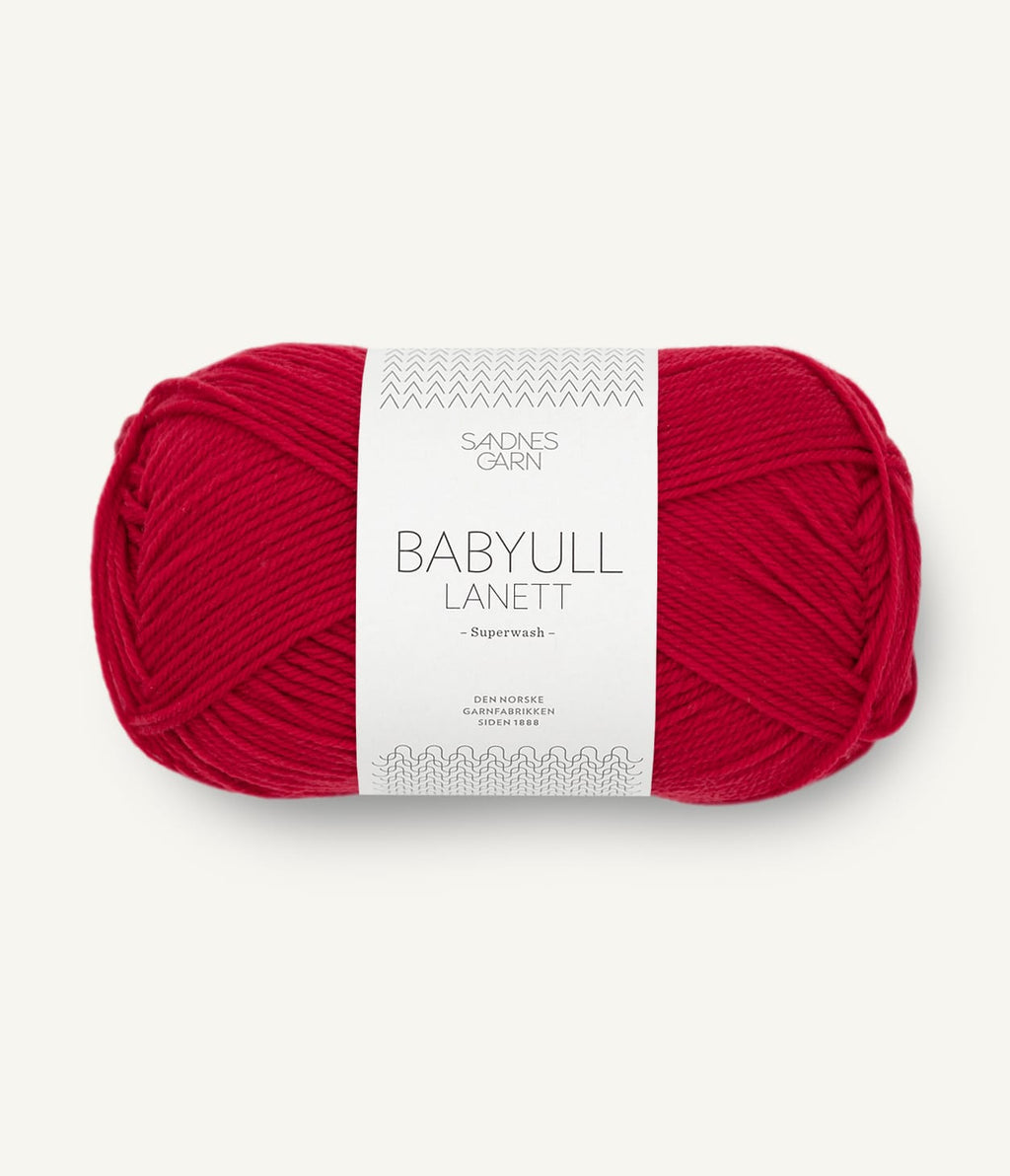 Strikkegarn "Sandnes Garn Babyull Lanett" (merinoull)