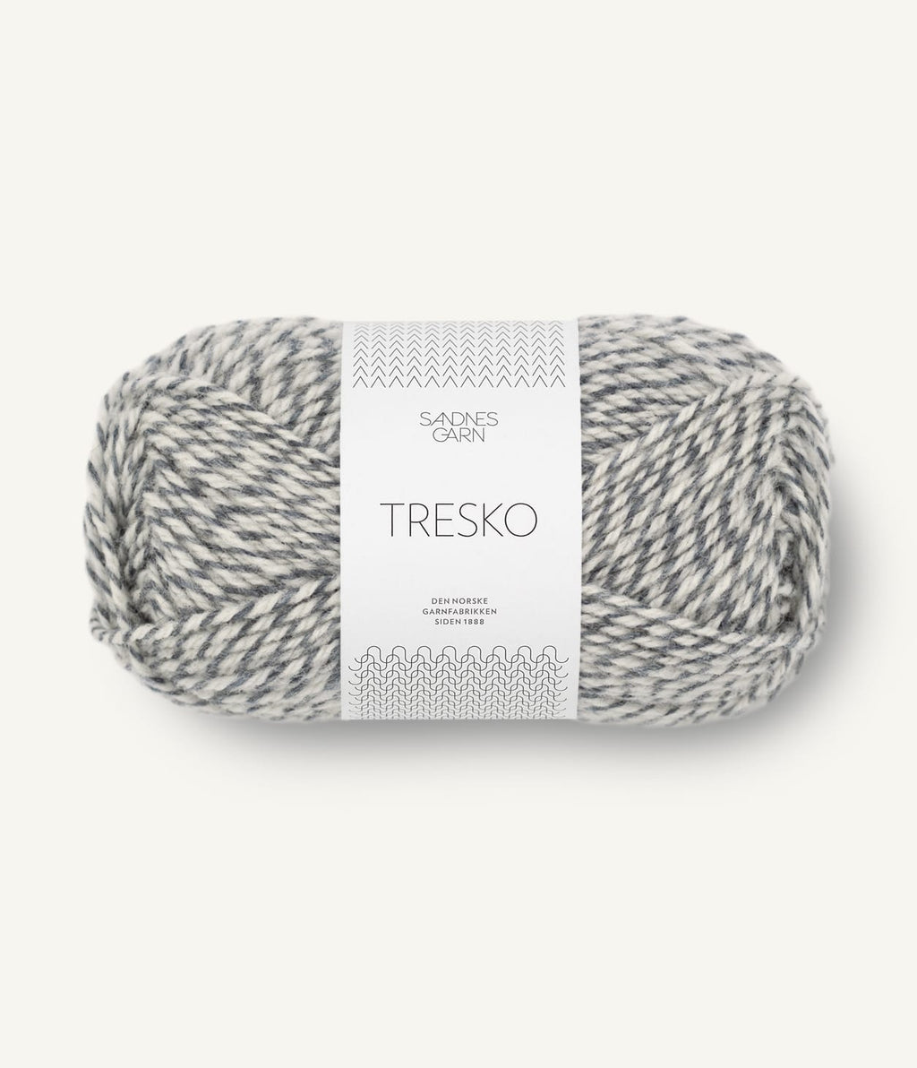 Strikkegarn "Sandnes Garn Tresko" (ull, nylon)