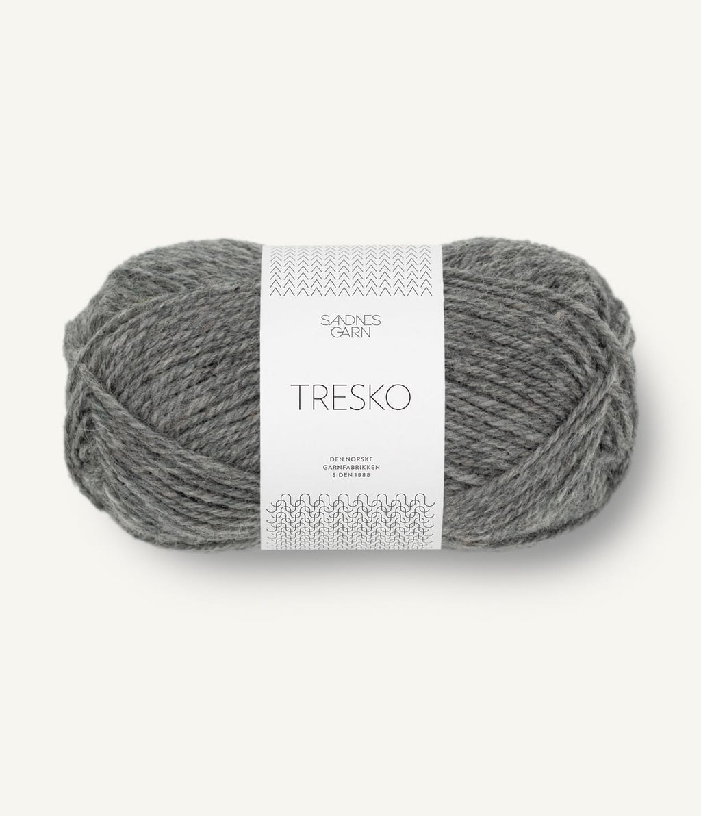 Strikkegarn "Sandnes Garn Tresko" (ull, nylon)