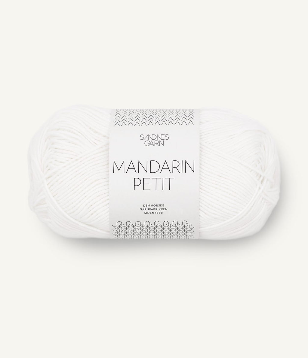 Strikkegarn "Sandnes Garn Mandarin Petite" (bomull)