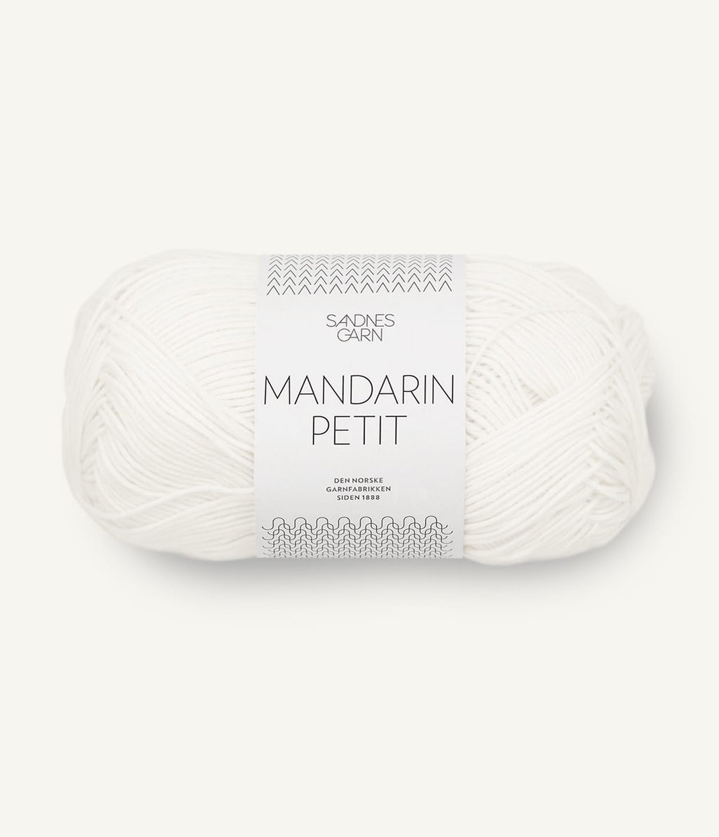 Strikkegarn "Sandnes Garn Mandarin Petite" (bomull)