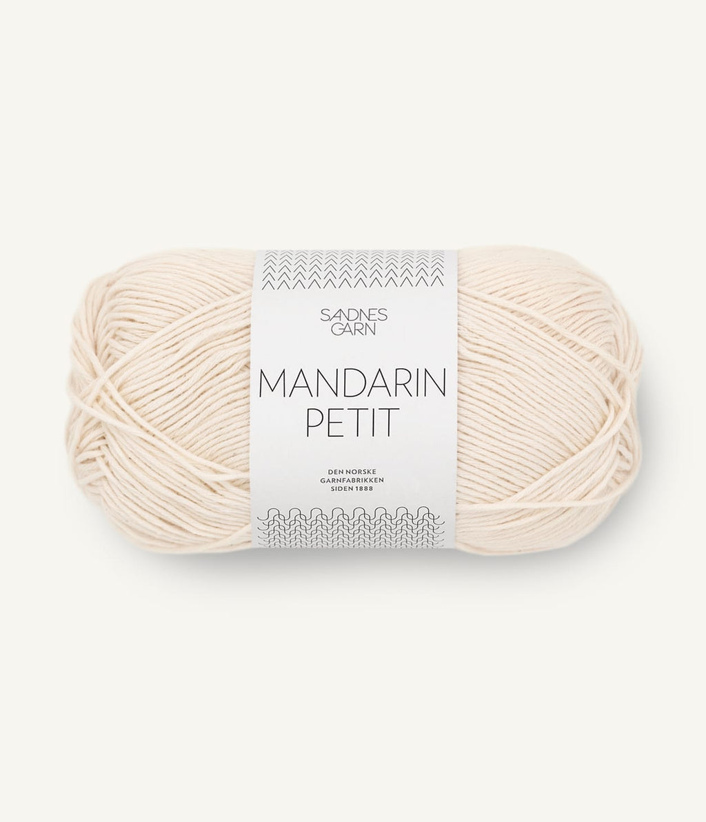 Strikkegarn "Sandnes Garn Mandarin Petite" (bomull)