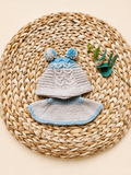 Merino Wool Baby Hat "Little Bear Warmth"