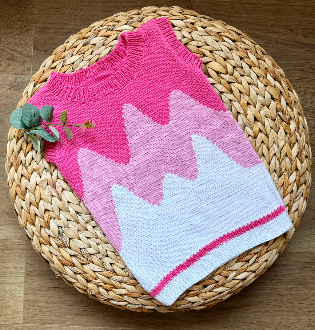 Cotton vest "Summer Ice Cream"
