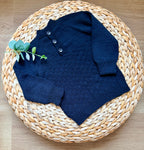 Medvilninis megztinis „Juoda klasika“