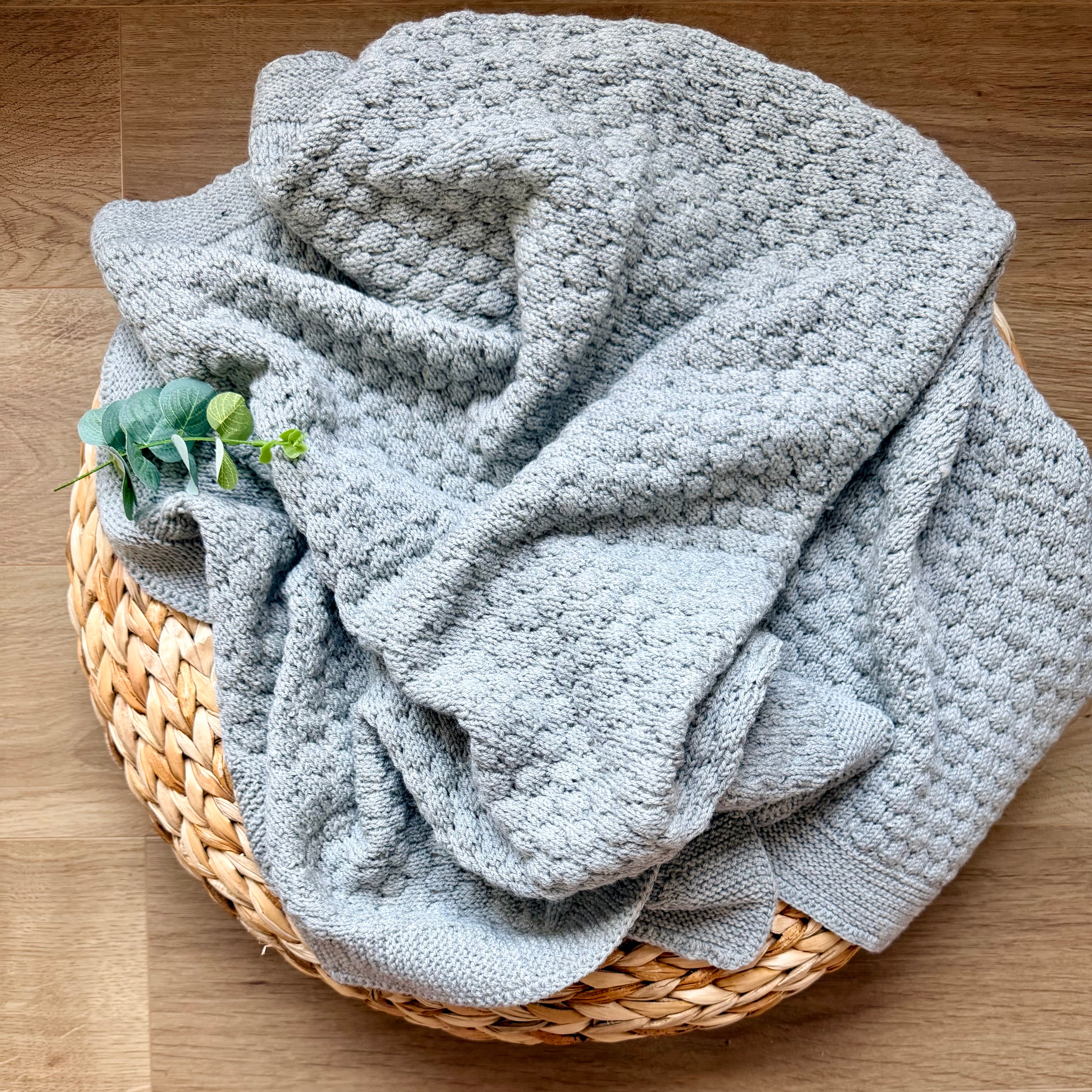 Merino vilnos pledukas „Pilka klasika“