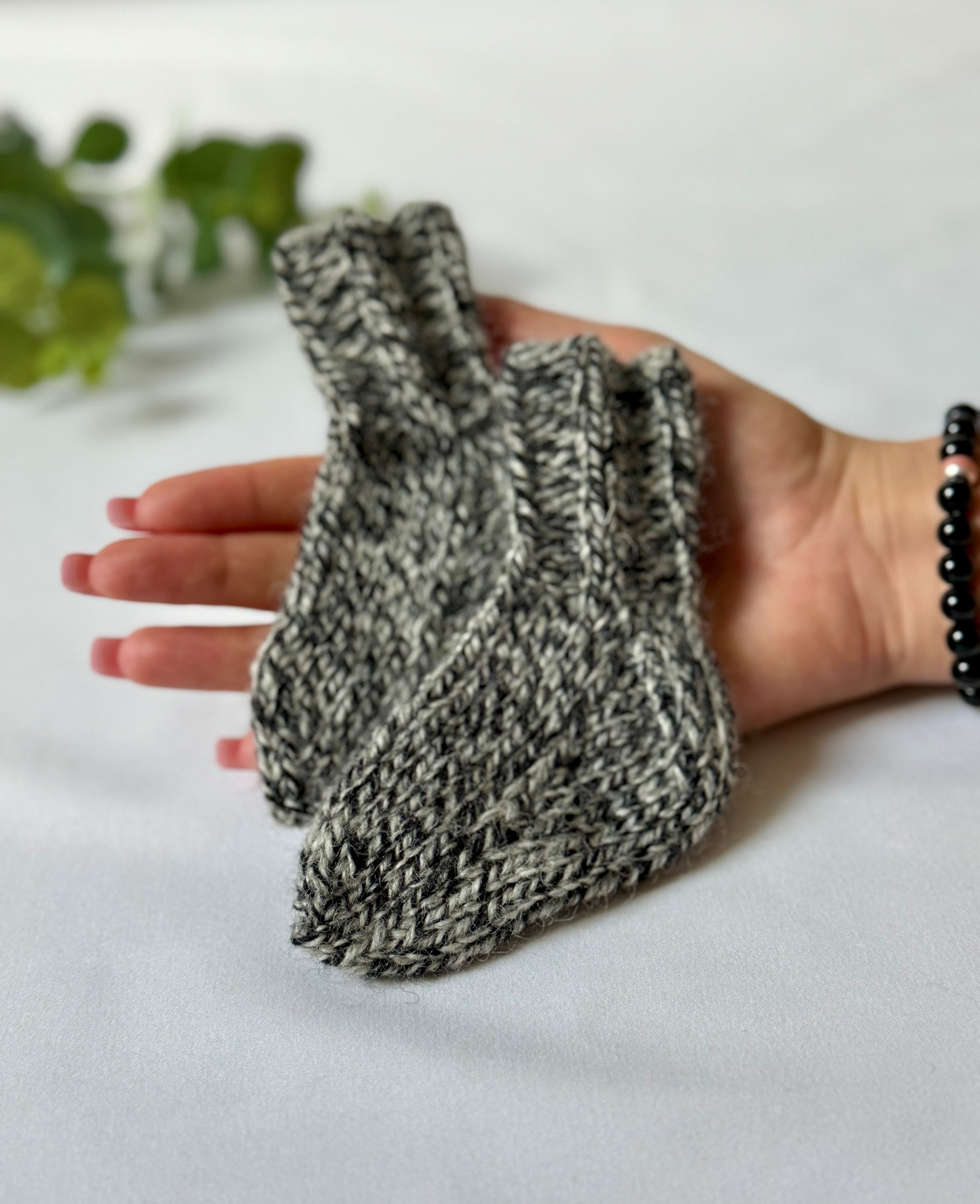 Sokker for nyfødte (ull, nylon)