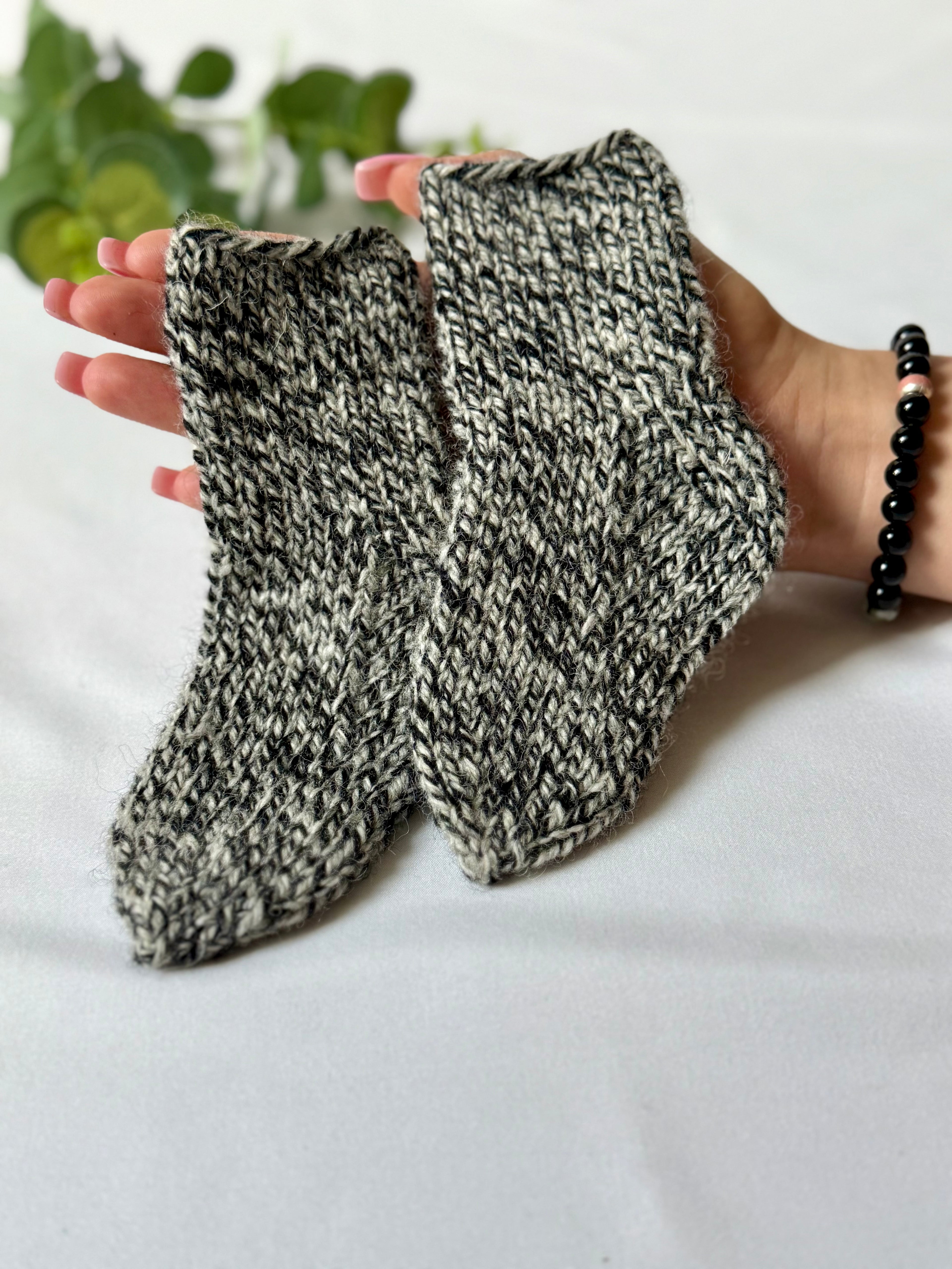 Sokker for nyfødte (ull, nylon)