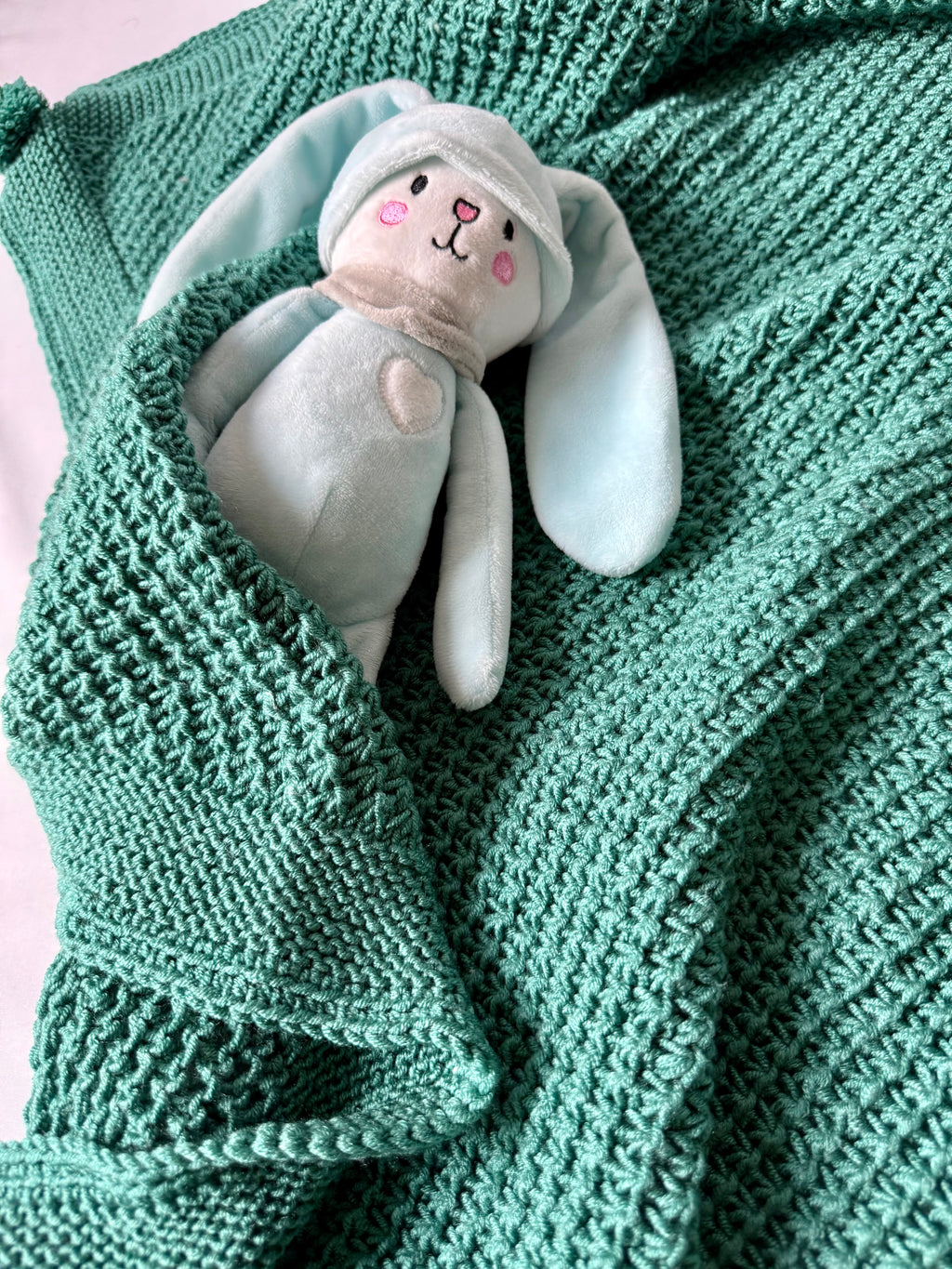 Barneteppe «Emerald coziness»