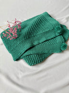 Barneteppe «Emerald coziness»