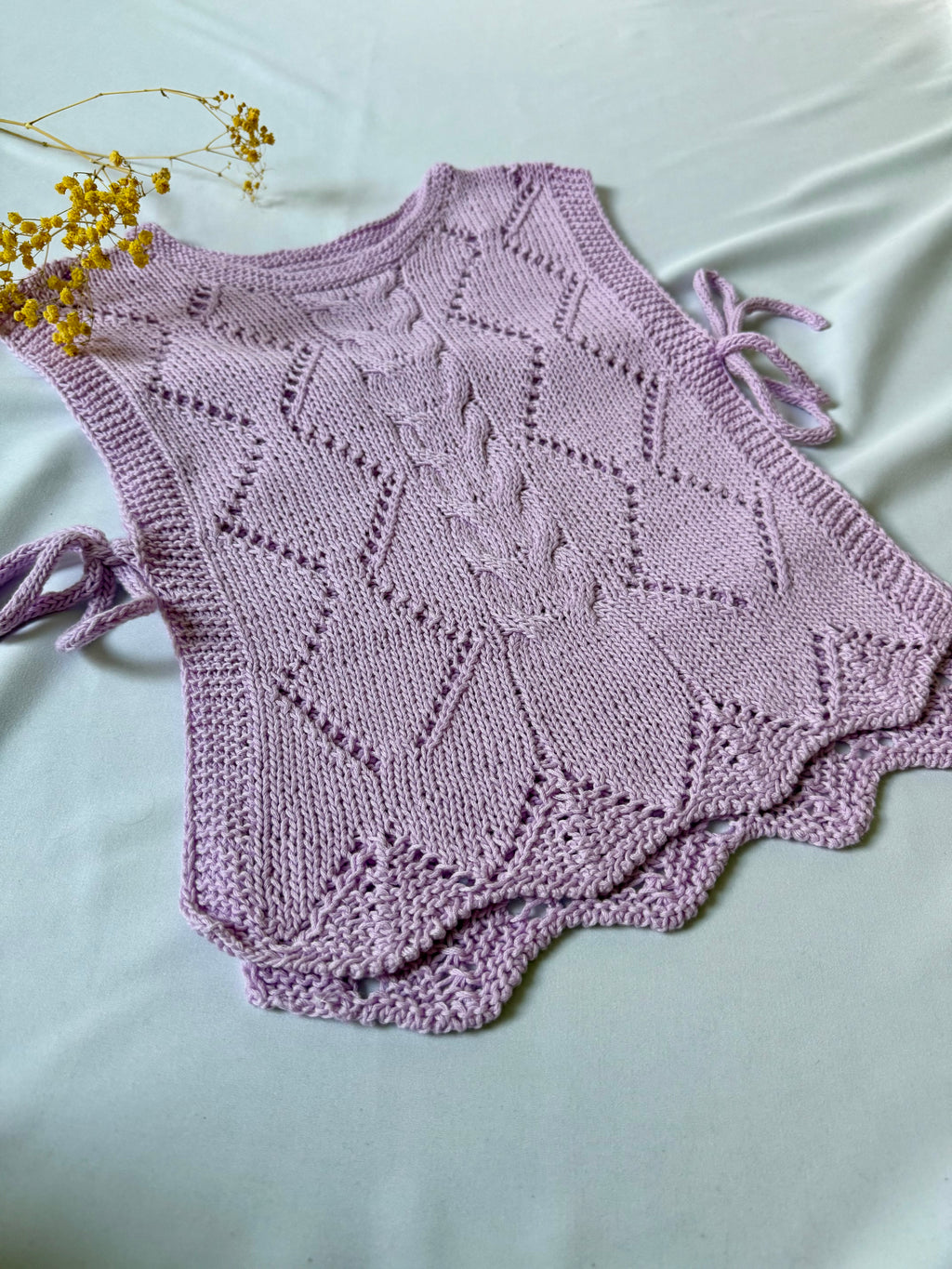 Håndlaget vest «Purple Cloud»
