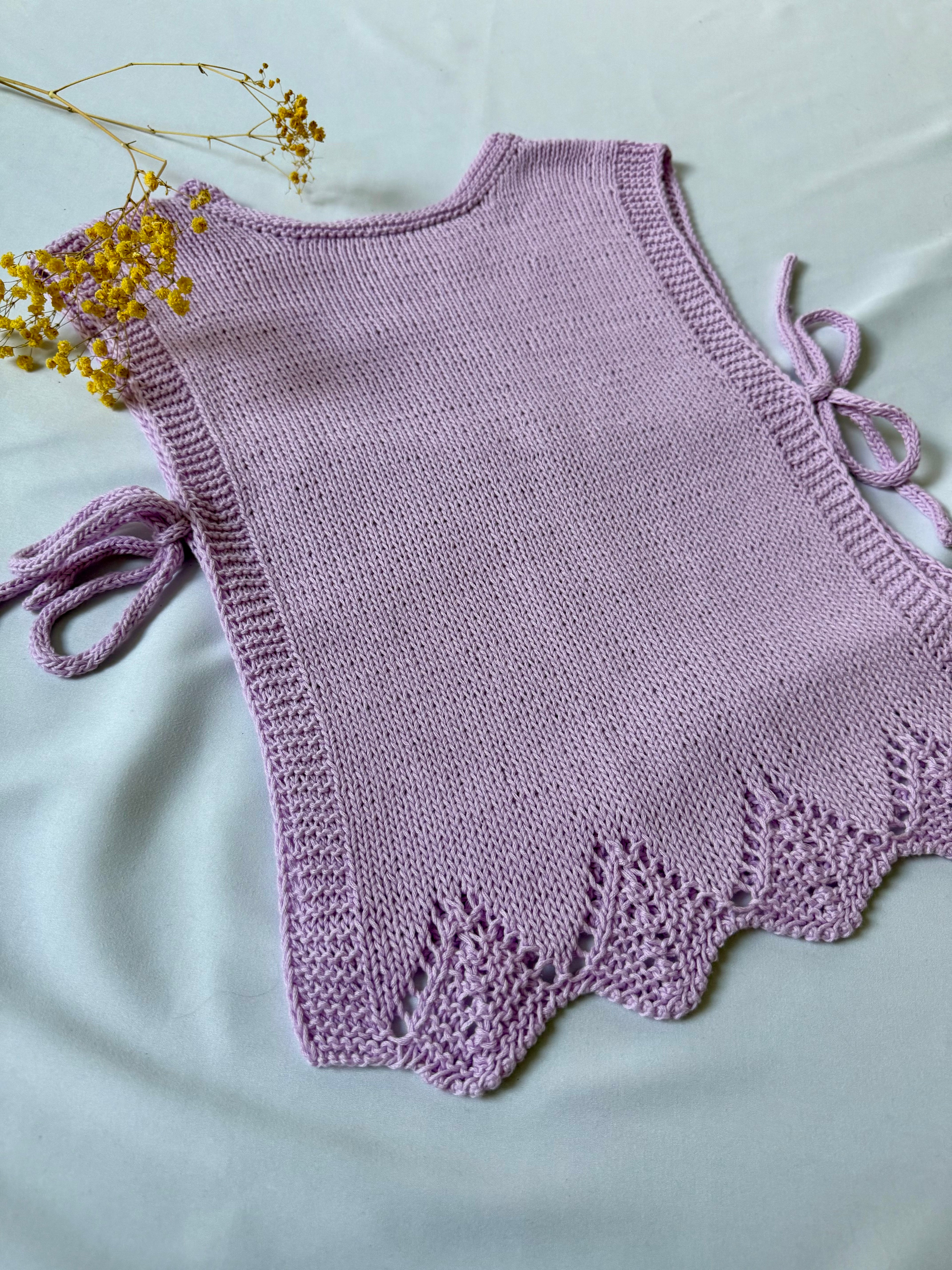 Håndlaget vest «Purple Cloud»