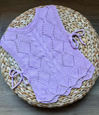 Handmade vest "Purple Cloud"