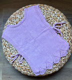 Handmade vest "Purple Cloud"