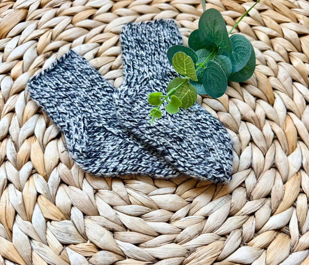 Socks for newborns (wool, nylon)