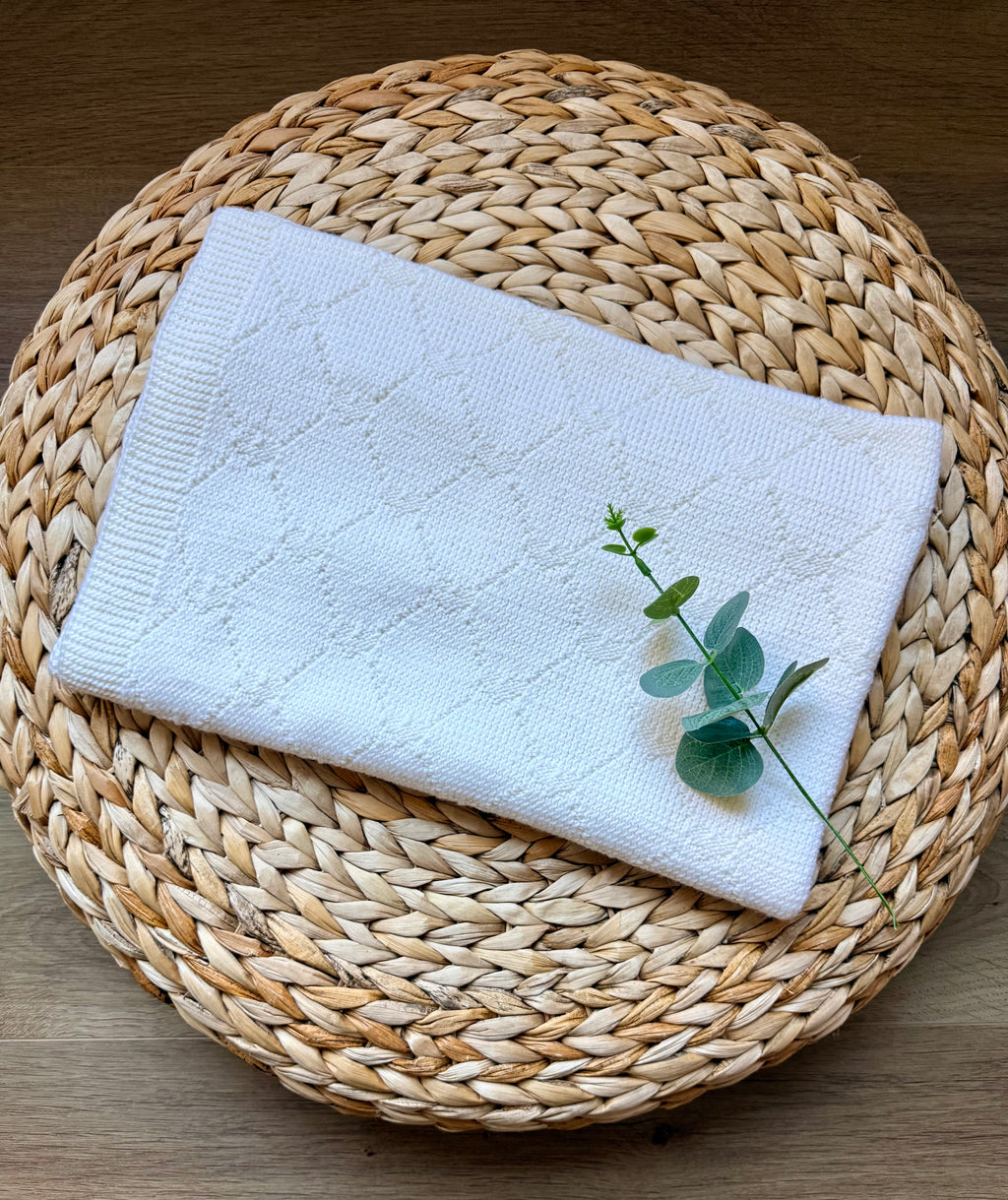 Merino vilnos pledas „Širdelės“