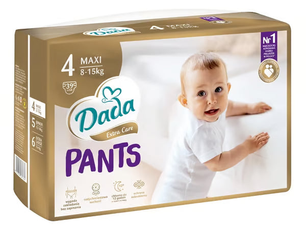 Sauskelnės Dada Pants, 4 dydis, 8-15 kg., 39 vnt.