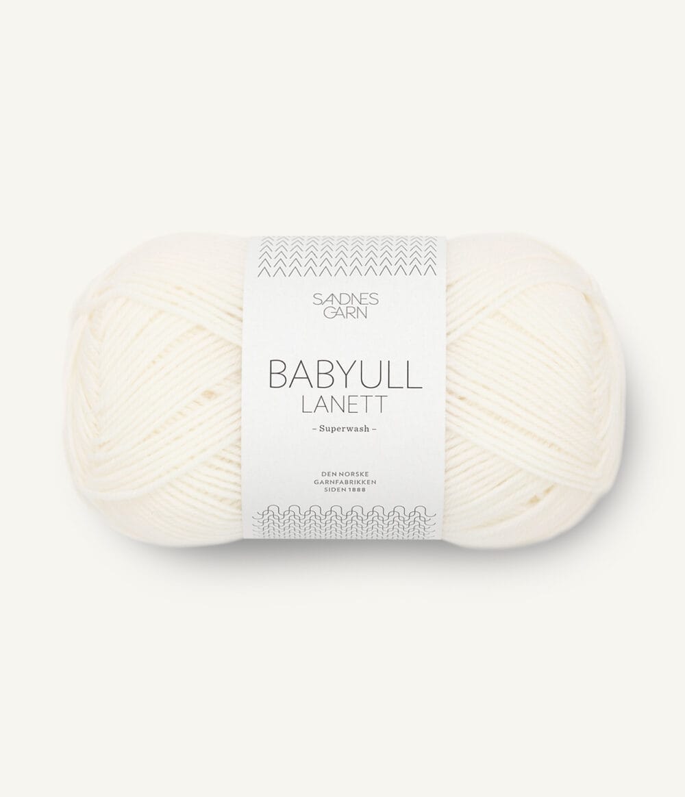 Mezgimo siūlai "Sandnes Garn Babyull Lanett" (merino vilna) - Image 3
