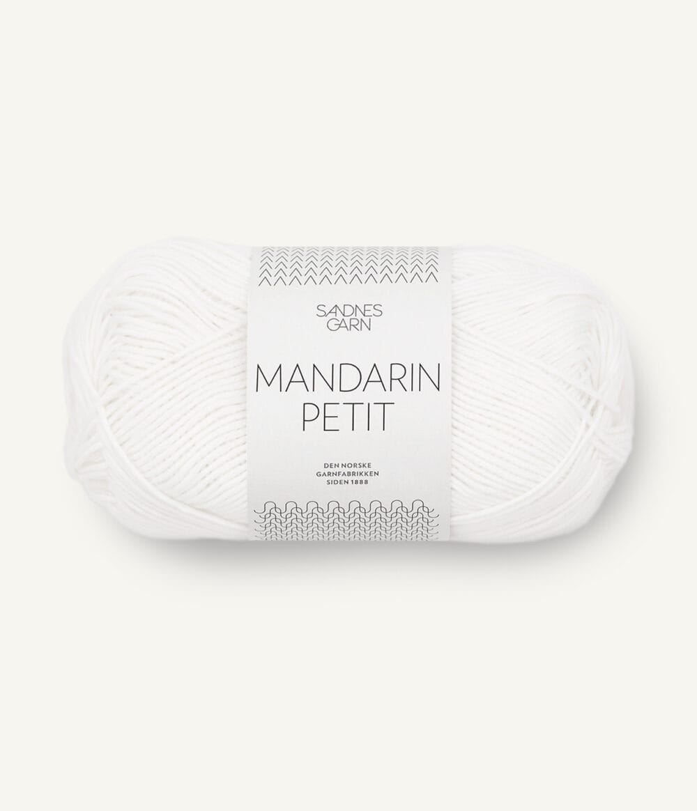 Mezgimo siūlai "Sandnes Garn Mandarin Petite" (medvilnė) - Image 2
